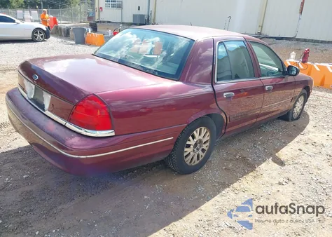 2004 Ford Crown Victoria Lx из США, поврежденный, VIN 2FAFP74W54X101416
